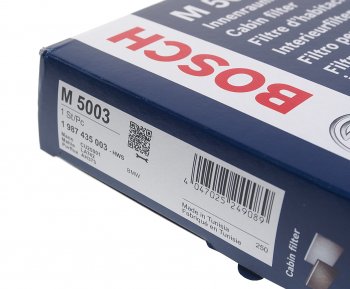 1 699 р. Фильтр воздушный салона BMW 1 (F20,F21),3 (F30,F31,F34) (11-) (1.4/2.0) BOSCH BOSCH 1987435003 BOSCH 1987435003  с доставкой в г. Пермь. Увеличить фотографию 2