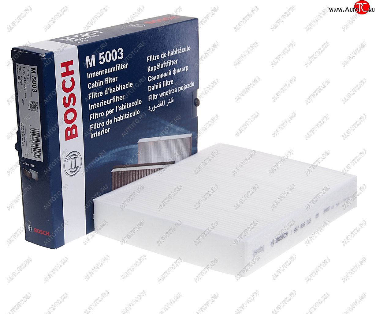 1 699 р. Фильтр воздушный салона BMW 1 (F20,F21),3 (F30,F31,F34) (11-) (1.4/2.0) BOSCH BOSCH 1987435003 BOSCH 1987435003  с доставкой в г. Пермь