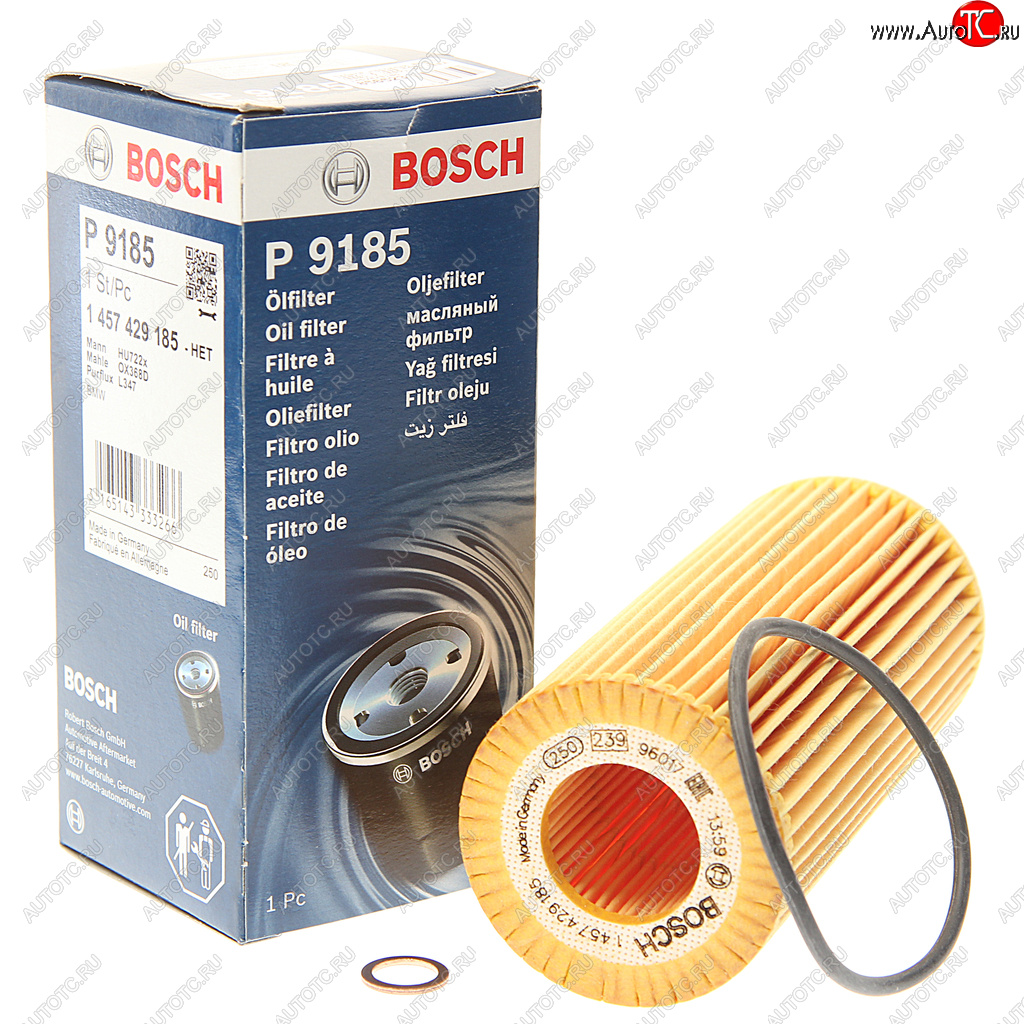 849 р. Фильтр масляный BMW 1 (E87),3 (E90,E46),5 (E60),7 (E65),X3 (E83) (TDI) BOSCH BOSCH 1457429185  с доставкой в г. Пермь