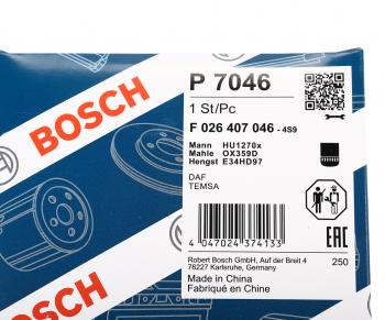 1 169 р. Фильтр масляный DAF 75,85CF,CF75,CF85,XF95 BOSCH BOSCH f026407046  с доставкой в г. Пермь. Увеличить фотографию 5