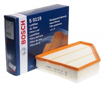 2 079 р. Фильтр воздушный BMW 1 (E81,E87),3 (E90,E92),X1 (E84) (N47N57) BOSCH BOSCH f026400119  с доставкой в г. Пермь. Увеличить фотографию 1