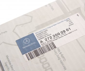 51 799 р. Насос водяной MERCEDES E (W211,W212) ML (W164) (M272) OE MERCEDES a2722000901  с доставкой в г. Пермь. Увеличить фотографию 4