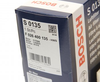 999 р. Фильтр воздушный FORD Fiesta (08-) BOSCH BOSCH f026400135 BOSCH f026400135  с доставкой в г. Пермь. Увеличить фотографию 2
