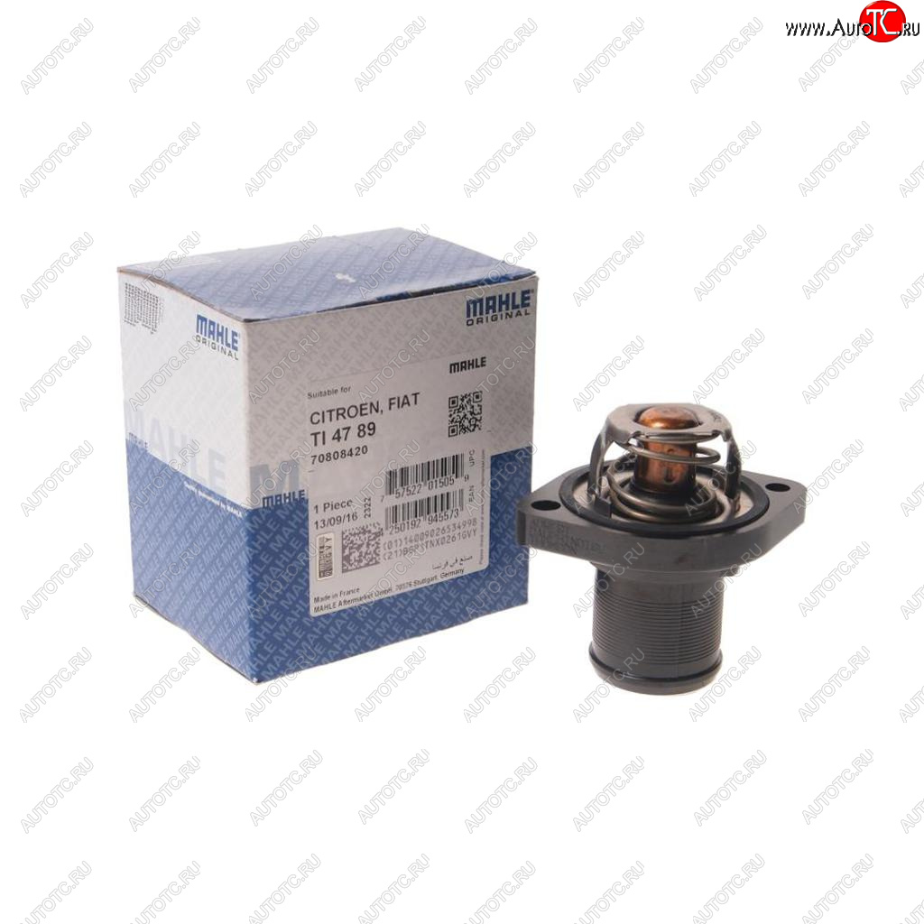 2 899 р. Термостат PEUGEOT 1007 (05-),206 (98-),306 CITROEN Berlingo (00-),C3 (02-),C4 (04-) (град.) MAHLE MAHLE ti4789  с доставкой в г. Пермь