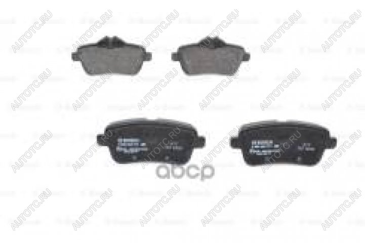 2 699 р. Колодки тормозные задние (4шт.) BOSCH Mercedes-Benz ML class W166 (2011-2015)  с доставкой в г. Пермь