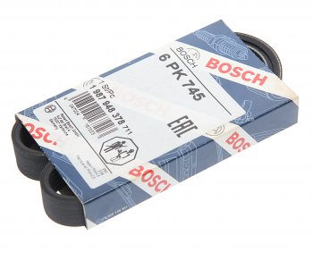 719 р. Ремень ВАЗ-2110-2112 генератора 16 клап. BOSCH BOSCH 1987948378  с доставкой в г. Пермь. Увеличить фотографию 1
