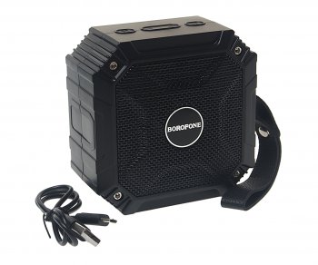999 р. Колонка беспроводная bluetooth BOROFONE BOROFONE bp6 black BOROFONE bp6 black  с доставкой в г. Пермь. Увеличить фотографию 1