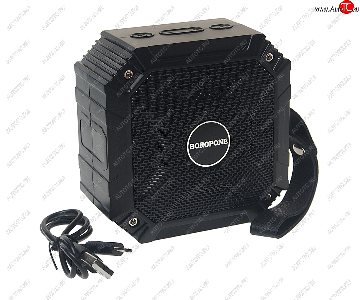 999 р. Колонка беспроводная bluetooth BOROFONE BOROFONE bp6 black BOROFONE bp6 black  с доставкой в г. Пермь