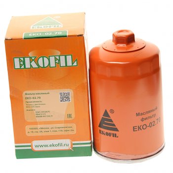 1 169 р. Фильтр масляный ЯМЗ-53443.30 EKOFIL EKOFIL eko-02.70  с доставкой в г. Пермь. Увеличить фотографию 2
