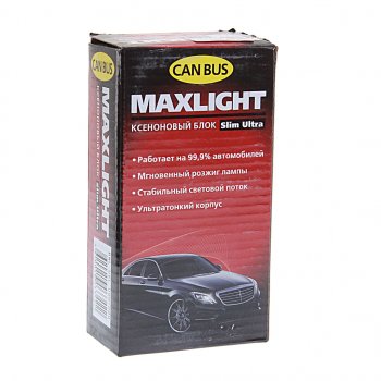 1 859 р. Блок контрольный Xenon 12V с обманкой slim Ultra MAXLIGHT MAXLIGHT slim ultra  с доставкой в г. Пермь. Увеличить фотографию 2