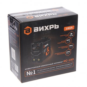 5 599 р. Аппарат сварочный 7.3кВт 15-180А d=2.0-4.0 инвертор ВИХРЬ ВИХРЬ ис-180  с доставкой в г. Пермь. Увеличить фотографию 5