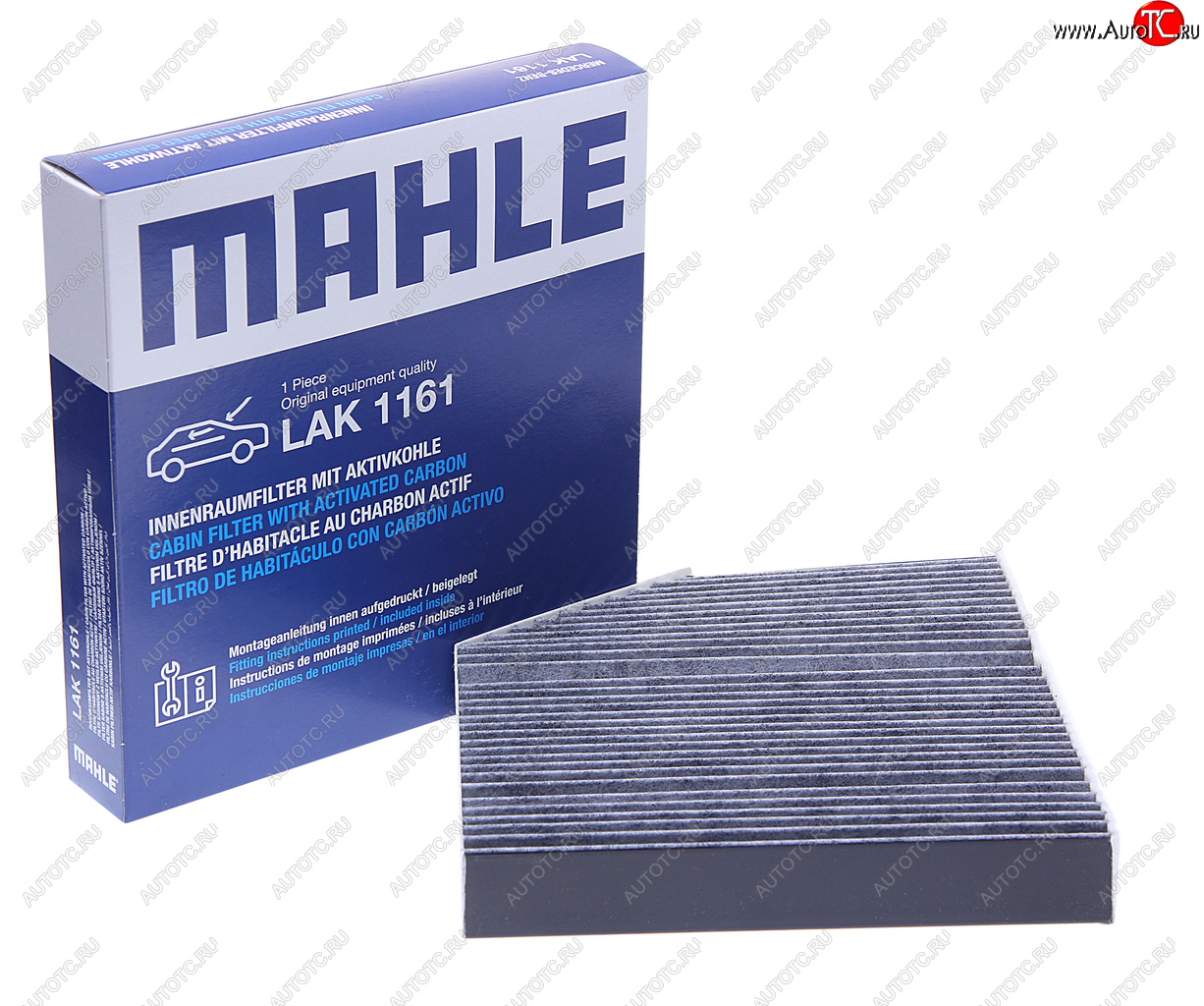 3 879 р. Фильтр воздушный салона MERCEDES C (W205) (13-) E (W213) угольный MAHLE MAHLE lak1161  с доставкой в г. Пермь