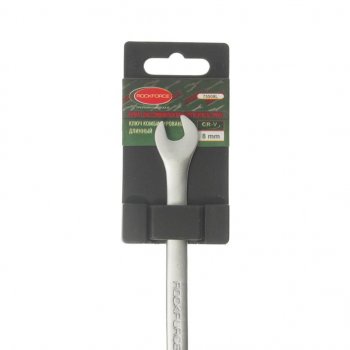 152 р. Ключ комбинированный 8х8мм удлиненный с держателем ROCKFORCE ROCKFORCE rf-75508l  с доставкой в г. Пермь. Увеличить фотографию 2