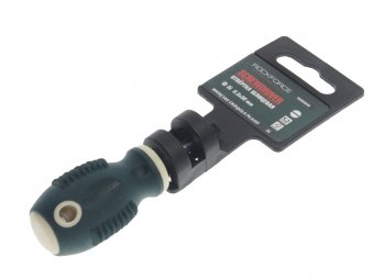 153 р. Отвертка шлицевая SL 6.5х30мм магнитная c держателем Profi S2 ROCKFORCE ROCKFORCE rf-70365030  с доставкой в г. Пермь. Увеличить фотографию 1