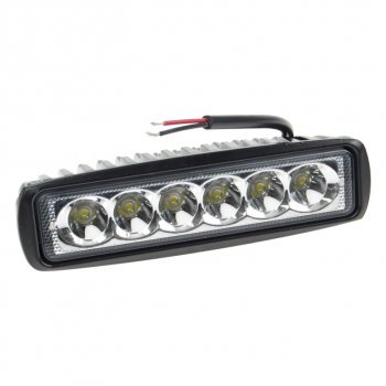 699 р. Фары дополнительные MIS-18 White SPOT диодная, дальний 160х45мм (JR-YZ) 12V MISTAR MISTAR mis-18w-spot  с доставкой в г. Пермь. Увеличить фотографию 1