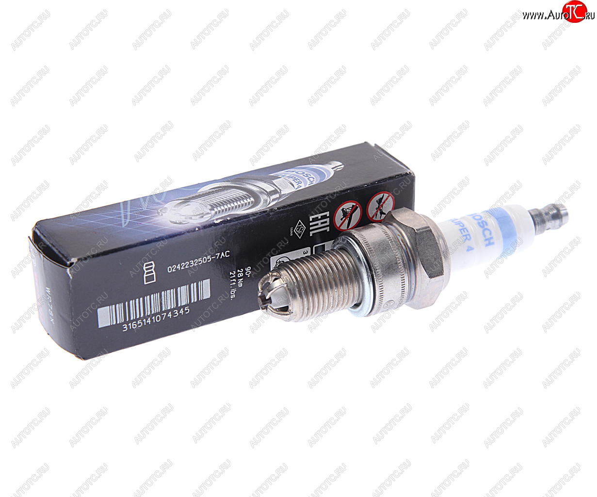 399 р. Свеча зажигания ВАЗ-2111 V8 WR78X BOSCH BOSCH 0242232505  с доставкой в г. Пермь