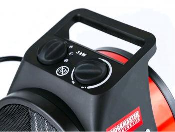 3 199 р. Пушка тепловая 3.0кВт 300куб.мч керамическая электрическая WORKMASTER WORKMASTER тп-33км  с доставкой в г. Пермь. Увеличить фотографию 3
