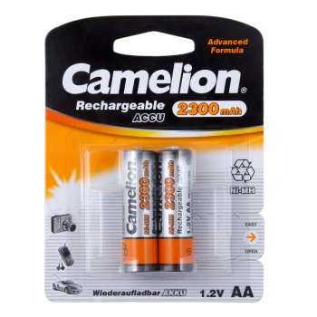 789 р. Батарейка AA HR6 1.2V аккумулятор Ni-MH 2300mAh блистер (2шт.) CAMELION CAMELION c-230aakcбл  с доставкой в г. Пермь. Увеличить фотографию 1
