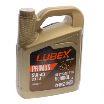 3 099 р. Масло моторное PRIMUS C3-LA SN C3 5W40 синт.4л LUBEX LUBEX l034-1297-0404  с доставкой в г. Пермь. Увеличить фотографию 1
