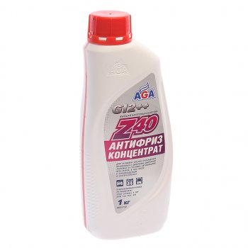 539 р. Антифриз красный концентрат 0.946л Antifreeze Z40 AGA AGA aga312z  с доставкой в г. Пермь. Увеличить фотографию 1