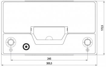 14 499 р. Аккумулятор VOLTHOR Ultra 95Ач обратная полярность VOLTHOR 6ст95(0) 59518 d31  с доставкой в г. Пермь. Увеличить фотографию 4