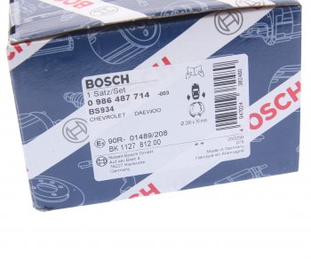 2 599 р. Колодки тормозные задние барабанные 4шт. BOSCH Chevrolet Aveo T200 седан (2003-2008)  с доставкой в г. Пермь. Увеличить фотографию 4