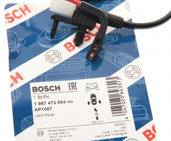 1 349 р. Датчик износа тормозных колодок LAND ROVER Range Rover (12-) задний (1шт.) BOSCH BOSCH 1987473564  с доставкой в г. Пермь. Увеличить фотографию 2
