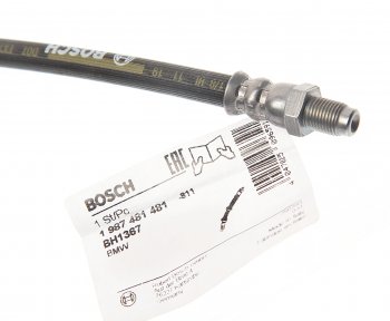 2 099 р. Шланг тормозной BMW 3 (E90) передний BOSCH BOSCH 1987481481 BOSCH 1987481481  с доставкой в г. Пермь. Увеличить фотографию 2