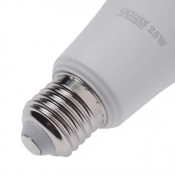 349 р. Лампа светодиодная E27 A67 25W (200W) 220V холодный GAUSS GAUSS 73235  с доставкой в г. Пермь. Увеличить фотографию 2