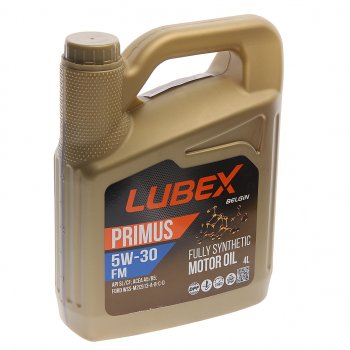 3 999 р. Масло моторное PRIMUS FM CFSL A5B5 5W30 синт.4л LUBEX LUBEX l034-1315-0404  с доставкой в г. Пермь. Увеличить фотографию 1