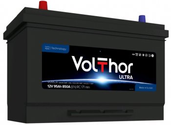 14 499 р. Аккумулятор VOLTHOR Ultra 95Ач VOLTHOR 6ст95(1) 59519 d31  с доставкой в г. Пермь. Увеличить фотографию 1