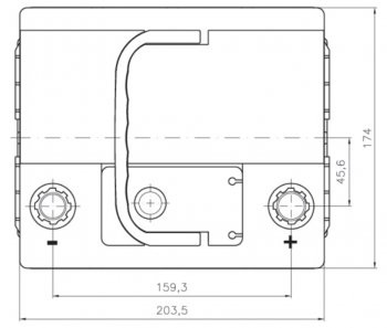9 499 р. Аккумулятор VOLTHOR Supreme 54Ач обратная полярность,низкий VOLTHOR 6ст54(0) 55401  с доставкой в г. Пермь. Увеличить фотографию 4
