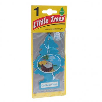159 р. Ароматизатор подвесной пластина (карибский коктейль) Елочка CAR FRESHNER CAR FRESHNER u1p-10324-russ  с доставкой в г. Пермь. Увеличить фотографию 1