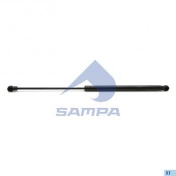 649 р. Амортизатор SCANIA P,G,R,T series газовый боковой крышки кабины SAMPA SAMPA 045.007-01  с доставкой в г. Пермь. Увеличить фотографию 1