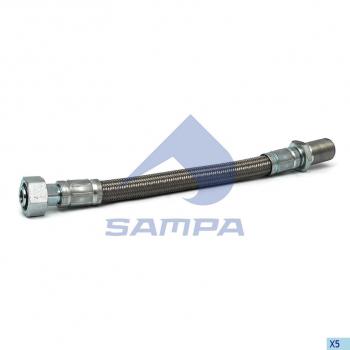4 599 р. Шланг DAF компрессора кондиционера SAMPA SAMPA 051.456  с доставкой в г. Пермь. Увеличить фотографию 1