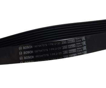 2 049 р. Ремень приводной поликлиновой 7PK2120 TOYOTA Land Cruser BOSCH BOSCH 1987947579  с доставкой в г. Пермь. Увеличить фотографию 3