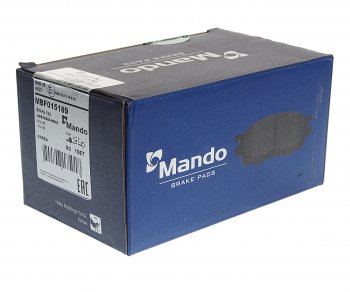 1 579 р. Колодки тормозные MERCEDES E (W211,W212),S (W220,W221) задние (4шт.) MANDO MANDO mbf015189  с доставкой в г. Пермь. Увеличить фотографию 2