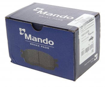 2 259 р. Колодки тормозные MERCEDES S (W220,C215 AMG) (98-06) задние (4шт.) MANDO MANDO mbf015155 MANDO mbf015155  с доставкой в г. Пермь. Увеличить фотографию 2