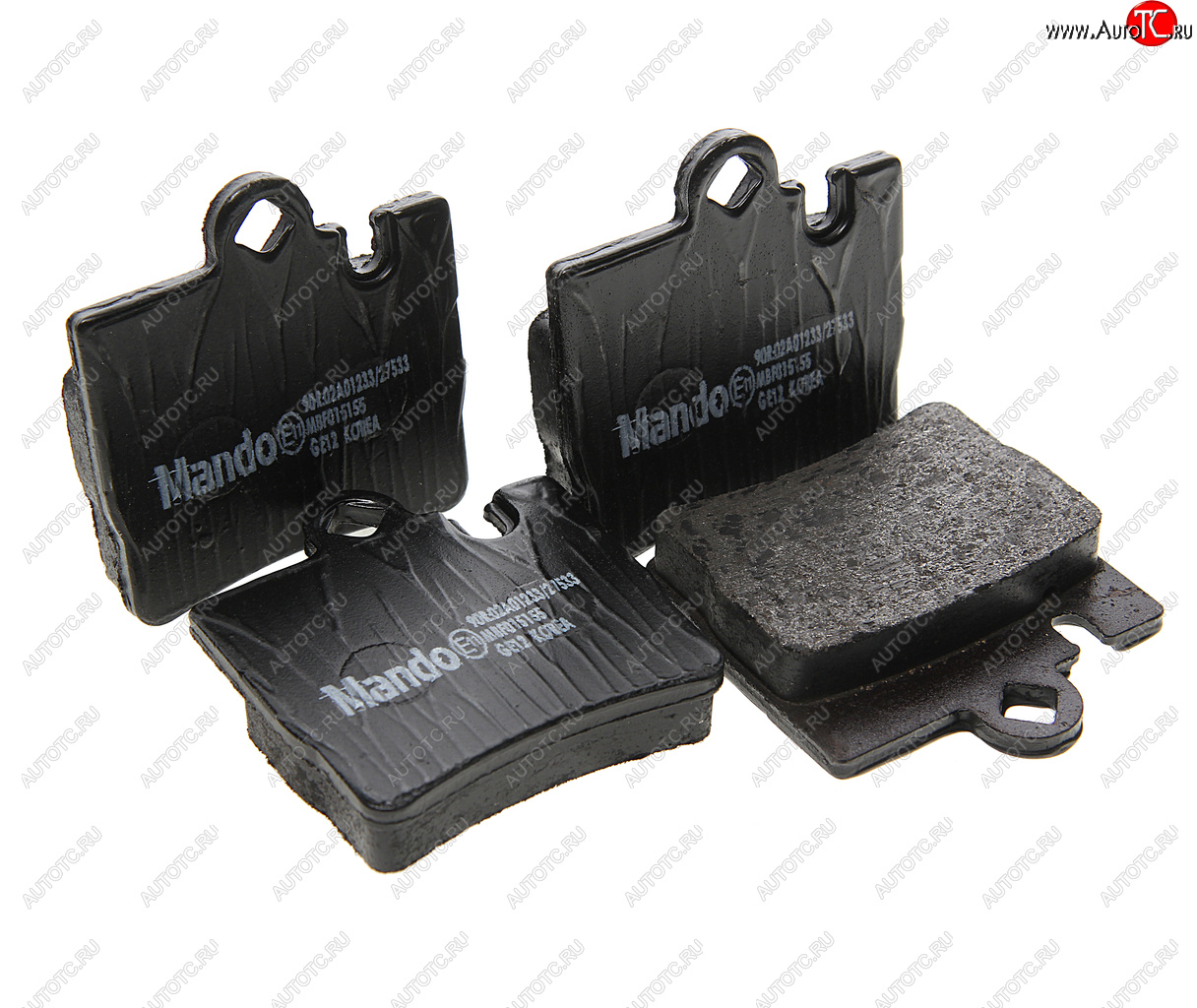 2 259 р. Колодки тормозные MERCEDES S (W220,C215 AMG) (98-06) задние (4шт.) MANDO MANDO mbf015155 MANDO mbf015155  с доставкой в г. Пермь