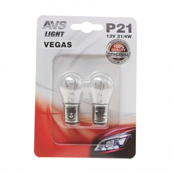 99 р. Лампа 12V P21/4W BAZ15d блистер (2шт.) AVS AVS a78473s AVS a78473s  с доставкой в г. Пермь. Увеличить фотографию 1