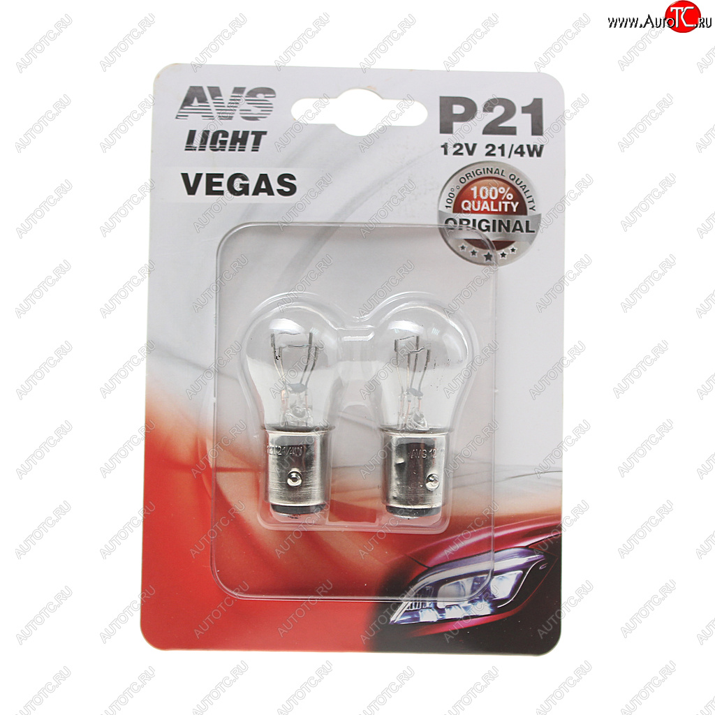99 р. Лампа 12V P21/4W BAZ15d блистер (2шт.) AVS AVS a78473s AVS a78473s  с доставкой в г. Пермь
