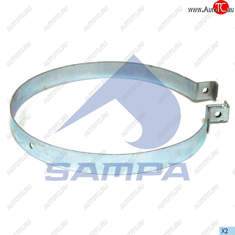 1 129 р. Хомут глушителя IVECO EuroTech SAMPA SAMPA 060.225  с доставкой в г. Пермь