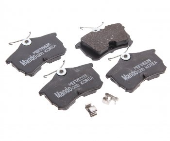 1 359 р. Колодки тормозные HONDA Accord (2.0/2.2/2.4) (98-02) задние (4шт.) MANDO MANDO mbf015539 MANDO mbf015539  с доставкой в г. Пермь. Увеличить фотографию 1