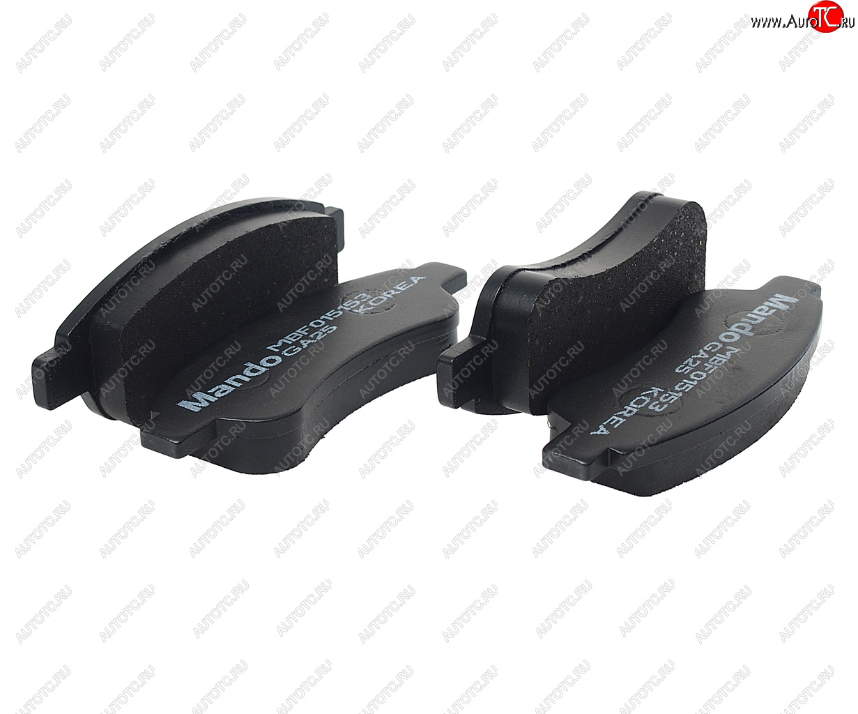 1 789 р. Колодки тормозные PEUGEOT Partner,207,307,1007 CITROEN C4,Berlingo передние (4шт.) MANDO MANDO mbf015153 MANDO mbf015153  с доставкой в г. Пермь