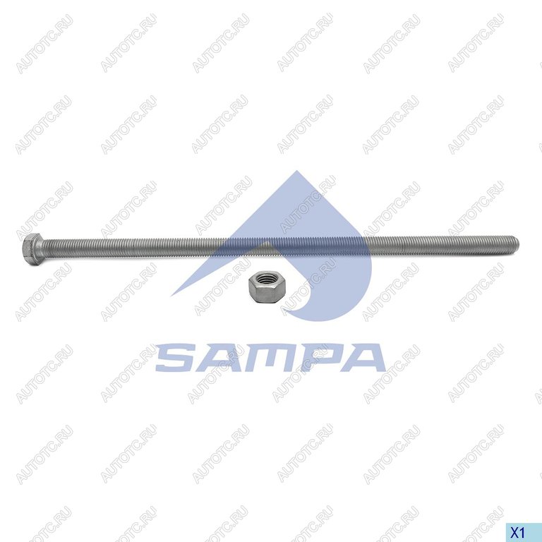 849 р. Болт седельного устройства регулировочный M16x2 (с гайкой) SAMPA SAMPA 092.748  с доставкой в г. Пермь