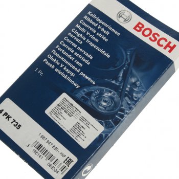 539 р. Ремень приводной поликлиновой 4PK735 BOSCH BOSCH 1987947890 BOSCH 1987947890  с доставкой в г. Пермь. Увеличить фотографию 2