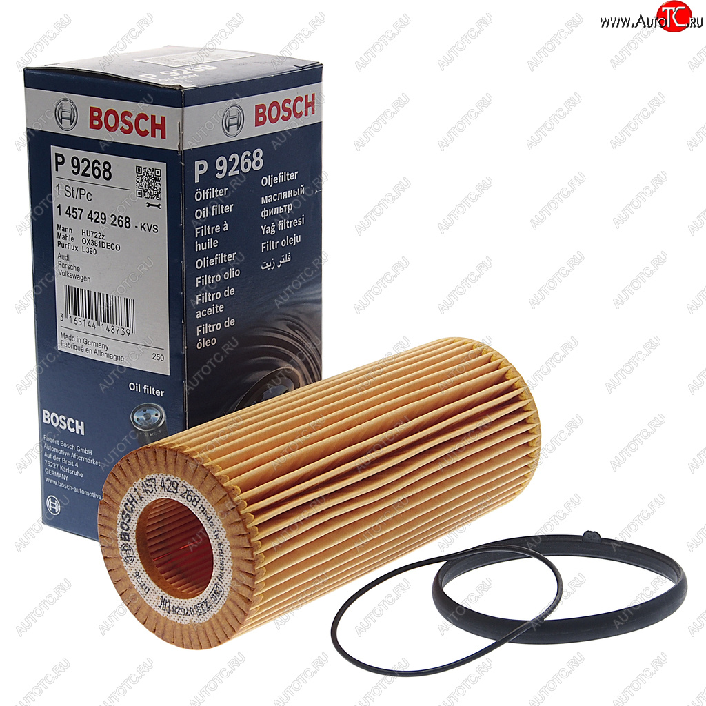 1 099 р. Фильтр масляный VW Touareg AUDI A4,A6,A8,Q5,Q7 (2.83.03.2 FSITFSI) BOSCH BOSCH 1457429268  с доставкой в г. Пермь