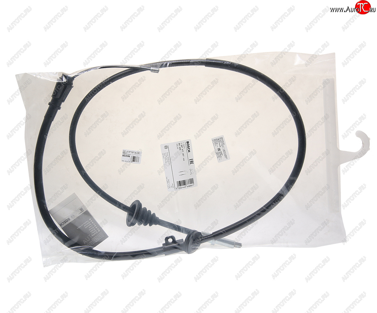 2 299 р. Трос стояночного тормоза VOLVO V70 (95-00) BOSCH BOSCH 1987477357  с доставкой в г. Пермь