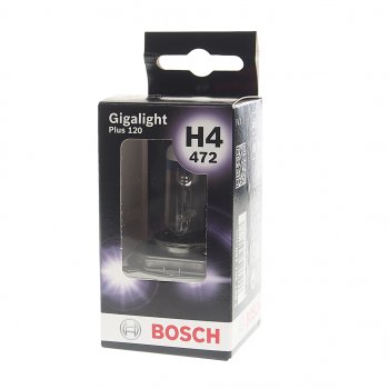 989 р. Лампа 12V H4 60/55W P43t +120% блистер (1шт.) Gigalight Plus 120 BOSCH BOSCH 1987301160 BOSCH 1987301160  с доставкой в г. Пермь. Увеличить фотографию 1