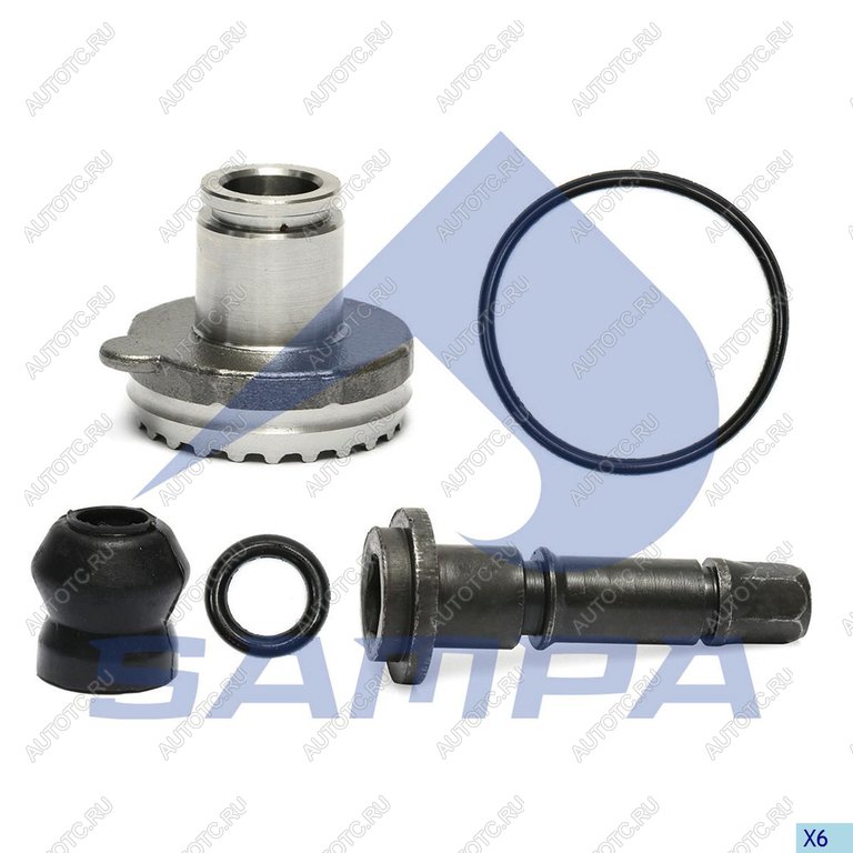 1 299 р. Ремкомплект суппорта Z-CAM RENAULT VOLVO SAMPA SAMPA 030.583  с доставкой в г. Пермь